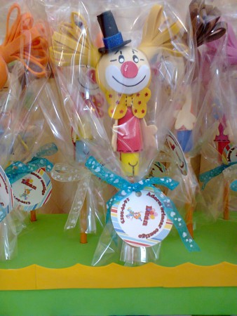 Lembrancinha-Ponteira de palhaço